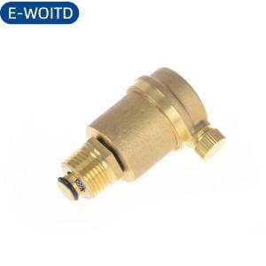 E-WOITD Van thông hơi bằng đồng thau 1 2 inch van thông hơi áp suất để giảm áp máy nước nóng năng lượng mặt trời