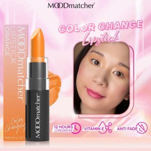 MOODmatcher Lipstik Ajaib Tahan 12 Jam USA Orange  BPOM