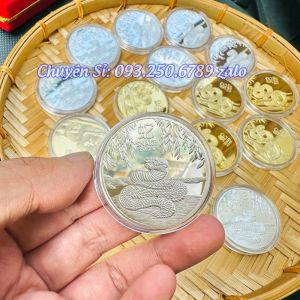 XU HÌNH CON RẮN ÚC MẠ BẠC 2025