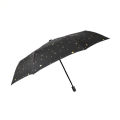 SKY PHIL Automatic Umbrella Black UV coated  Protection Umbrella Windproof Crown. 