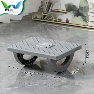 WARS Bangku Pijakan Kaki Foot Rest Ergonomis dari Plastic untuk Kantor & Rumah Meningkatkan Sirkulasi Darah dan Mendukung Kenyamanan Punggung Bawah