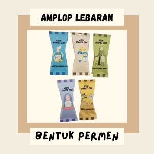 Amplop Lebaran Permen Lucu isi 100