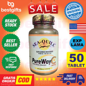 SEA QUILL SEA-QUILL SEAQUILL PUREWAY C ANTIOKSIDAN VITAMIN C KEKEBALAN DAYA TAHAN TUBUH IMUNITAS 50 TABLET