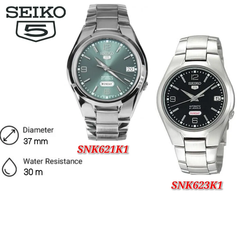 Snk623 Seiko Snk621 Review SEIKO SNK623 SNK623K1 21 Jewels Black