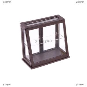 [COD] yixiayun 1:12 Dollhouse Miniature Display Cabinet Cake Cabinet Mini Bread Rack Cupboard Storage Shelf Model Kitchen Furniture Decor Toy