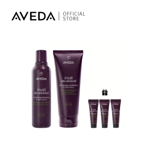 [Value Set] [Thinning Solution] AVEDA invati ultra advanced™ shampoo rich  200ml + conditioner rich 200ml +  fortifying leave-in treatment 10ml x3