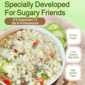【FAMMY FAEY】Bitter Melon Kudzu Root Oatmeal Chia  No Added Sugarcane Sugar and Vegetable Meal Replacement Cereal苦瓜葛根燕麦片