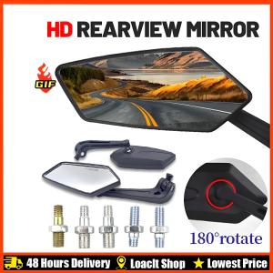 Motorcycle Side Mirror Anti-glare Rotatable Control High Definition Large Rearview Mirror Universal