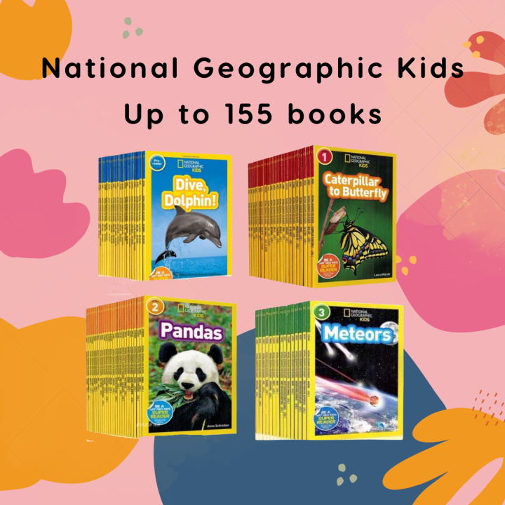 National Geographic Kids 絵本 155冊セット SG Stock] National Geographic Kids Pre-reader, Level 1, Level 2