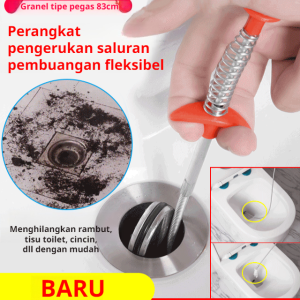 Manually operated toilet clog remover stainless steel toilet clog remover for toilets and pipes