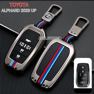 Gantungan kunci case casing Cover Remote mobil Toyota Alphard Vellfire 2023 up bahan metal