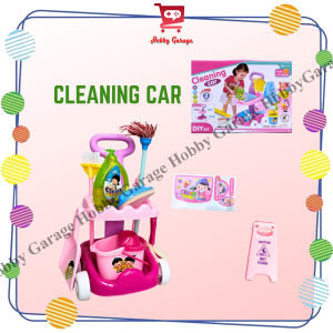 Cleaning Car Set Mainan peralatan bersih anak Little Helper Sapu Pel
