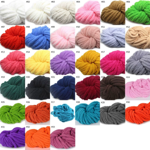 Chenille Chăn Sợi 250G Cánh Tay Đan Crochet Đan Crafting Chunky sợi len Cho Quần Jean Quần Vớ áo khoác áo len Thủ Công Mỹ Nghệ