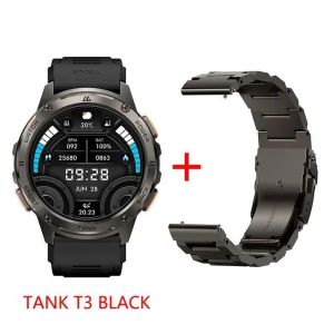 NEW KOSPET TANK T3 Smart watches For Men Military Rugged 1.46" AMOLED Fitness Waterproof