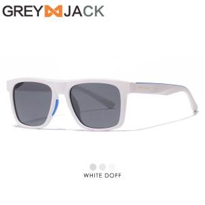 Grey Jack Kacamata Hitam Sunglasses Polarized Anti UV Anti Silau model kotak TR90 Nyaman Ringan  Fashion Pria dan Wanita SA 11103