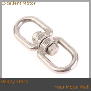 Excellent Ready Stock 1Pc M4 M5 M6 M8 Rotating Universal Ring 8 Shape Unloading Shackle Wire Rope Lock Chain Connecting Buckle 304 Stainless Steel