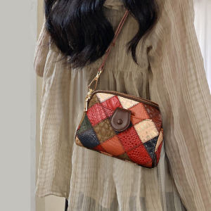 sling bag women leather durable fashion women shoulder bags casual crossbody bag