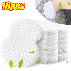 YESPERY 100Pcs Disposable Underarm Armpit Sweat Pads Sweat-absorbing Patch Summer Deodorants Non-woven Cotton Pads Breathable Ultra-thin