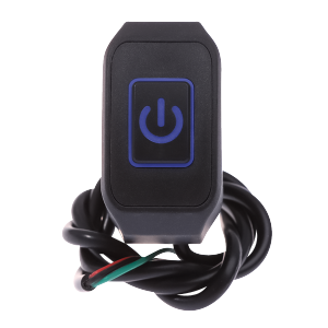 7/8 Motorcycle Handlebar Switch with LED Light Momentry Buttton for Electric Star Kill Waterproof Control Switch Button 22mm