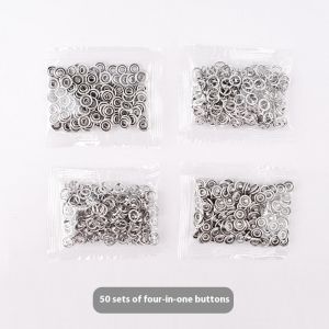 TAIDU ชุดการติดตั้งเสียงดังแหลมพร้อมที่ยึดกระดุมสแน็ปสแน็ปสำหรับยึดผ้านวมเสื้อผ้าเด็กปราศจากการเย็บติดเล็บปุ่มขนาดเล็ก