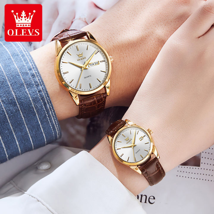 Fashion couple quartz on sale watch