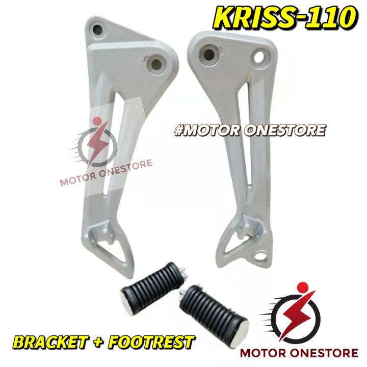 KRISS REAR FOOTREST WITH BRACKET BESI KAKI PIJAK LEFT RIGHT/ KRISS110