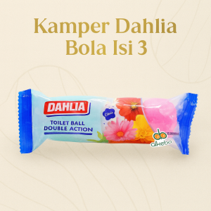 Kamper Dahlia K313 3 Ball – Toilet Ball Pengharum Kamar Mandi Anti Bau & Pengusir Serangga
