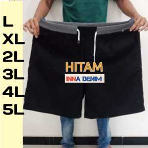 Celana pendek chino pria big size jumbo cowok dewasa pinggang elastis RIB murah polos santai