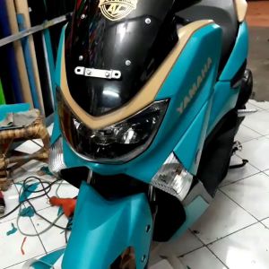 STIKER SKOTLET MOTOR WARNA BIRU TOSCA