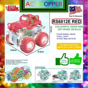 🚗Ship24Hrs🔥4 Wheels Monster Trucks Kids Toys Kereta Mainan Kanak-Kanak 4 Wheels children Mainan Kereta Trak