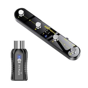 Wireless MIDI Foot Controller Presets Software Compatibility Stable Transmission Footswitch Plastic Texture