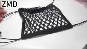 2PCS Upgrade Cargo Net for Motorcycle et Storage 10"X9.8" High-Elastic Double Layer Bungee Net with 4 Strong Hooks Luggage Strap Rack Expansion Organizer Net Pocket for Motorbike Trike Cycle