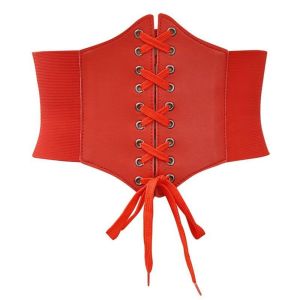 CHLOCH Wide Corset Waist Belt Elastic Design Decorative Waistband Strap External Wear Waist Strap For Women Lady Girl Bridal