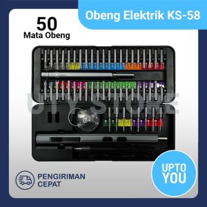 Precision Electric Screwdriver - Set Obeng Elektrik KS-58