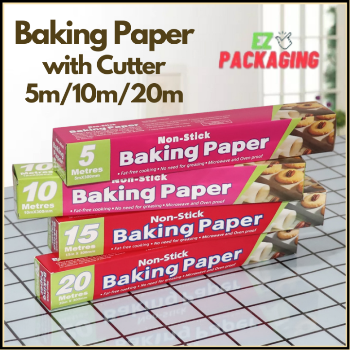 Multiple use Baking Paper with Cutter Doublesided Silicone Oil Paper