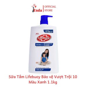 Sữa tắm Lifebuoy diệt khuẩn EN381 giúp bảo vệ da với công thức ion bạc kết hợp đề kháng da 1.1kg