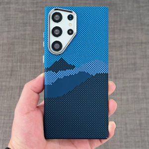 Magnetic Phone Case For Samsung S26 S25 S24 S23 Ultra Carbon PC Texture Wireless Charging Cover Metal Lens Armor Shell Capinhas
