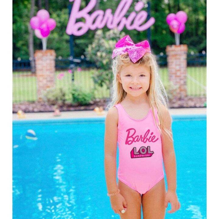 Barbie LOL Superise One Piece Swimwear for Girls Summer