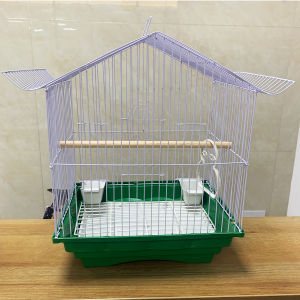 กรงนกแก้ว กรงนก กรงกระรอก กรงชูการ์ กรงกระต่าย กรงนกเหลี่ยม แขวนได้ จัดส่งสุ่มสี