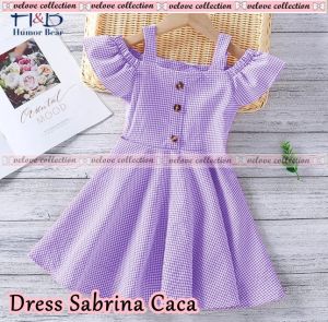 Godwin Collection - Dress Sabrina Casandra Kids Fashion Anak Terbaru Dress Anak Motif Tartan Lucu Gaun Anak Terbaru Dress Anak Terlaris