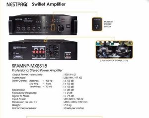 Nestpro BS15 Amplifier for Swiftlet Farming (up to 400 tweeters)