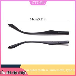 🎀ZTOYL✨ 1 Cặp Kính mắt đền cánh tay răng đơn đôi răng TR90 Kính mắt thay thế chân sửa chữa phụ kiện kính mắt