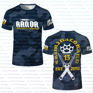[Local Stock] VCC Summer 3D Print Boxing RANDA Jersey Breathable Sportwear Men Outdoor Casual Military Camouflage Short Sleeve Tops Male T-shirt