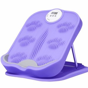 FIGHTINPC ปรับได้ แผ่นยืดกล้ามเนื้อขา ไม่ลื่น 18 ระดับ แผ่นออกกำลังกายขา ฟิตเนส อุปกรณ์ น่องที่แน่น แป้นเหยียบแบบเอียง แบบฝึกหัดเข่าเหนือเท้า