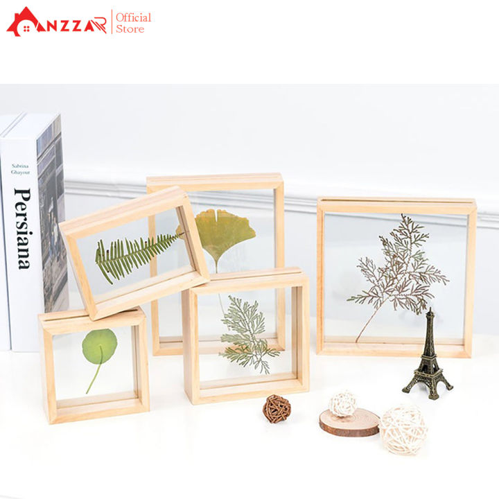 Khung ảnh trong suốt, khung ảnh để bàn trang trí Anzzar 2 mặt nhiều kích thước