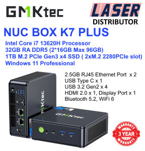 GMKTEC NUC BOX K7 Plus Mini Pc   Intel Core i7 13620H Processor 32GB DDR5 Ram 1TB SSD Windows  11 Professional