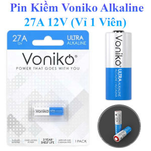 Pin Kiềm Voniko Alkaline 27A 12V Cao Cấp (Vỉ 1 Viên)