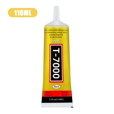 Ready Stock 15ML/50ML/110ML Black Glue T7000 Fast Rubber Glue For Phone Tablet Screen Digitizer Back Glass (Black Glue)