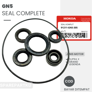 GN5 SEAL COMPLETE SUPRA X GRAND LEGENDA/ SIL KOMPLIT/ KRUK/ KRUG/ GARDAN/ PULLY/ PULI/ AS ORING