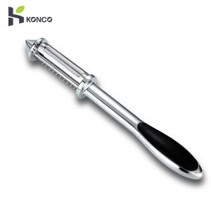 Konco  2 in 1 peeler Double blades slicer Potato peeler melon peeler kitchen Vegetable planer Kitchen Grater 1 piece